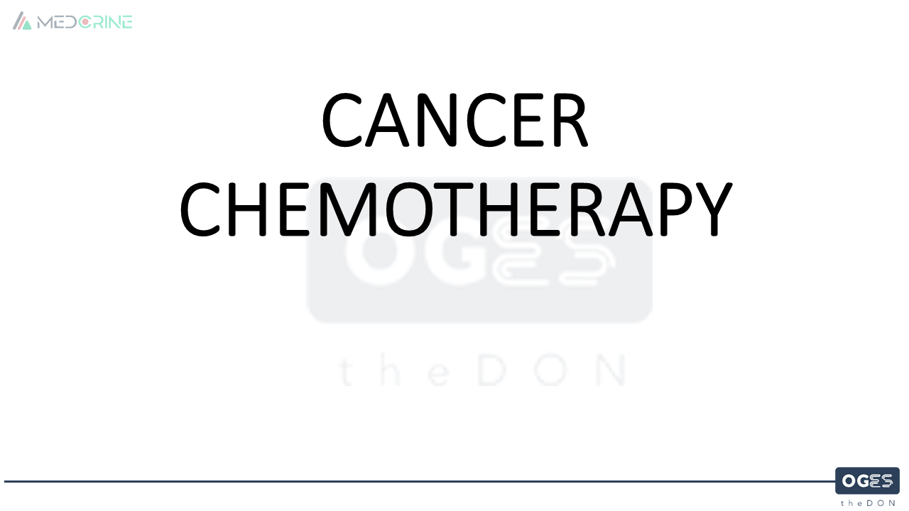 Cancer chemotherapy