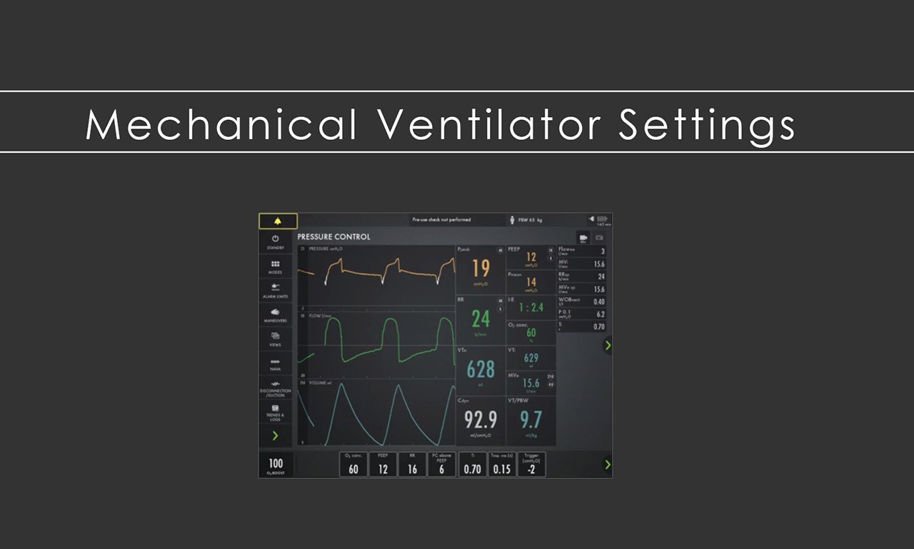 Mechanical Ventilator Settings and Basic Modes