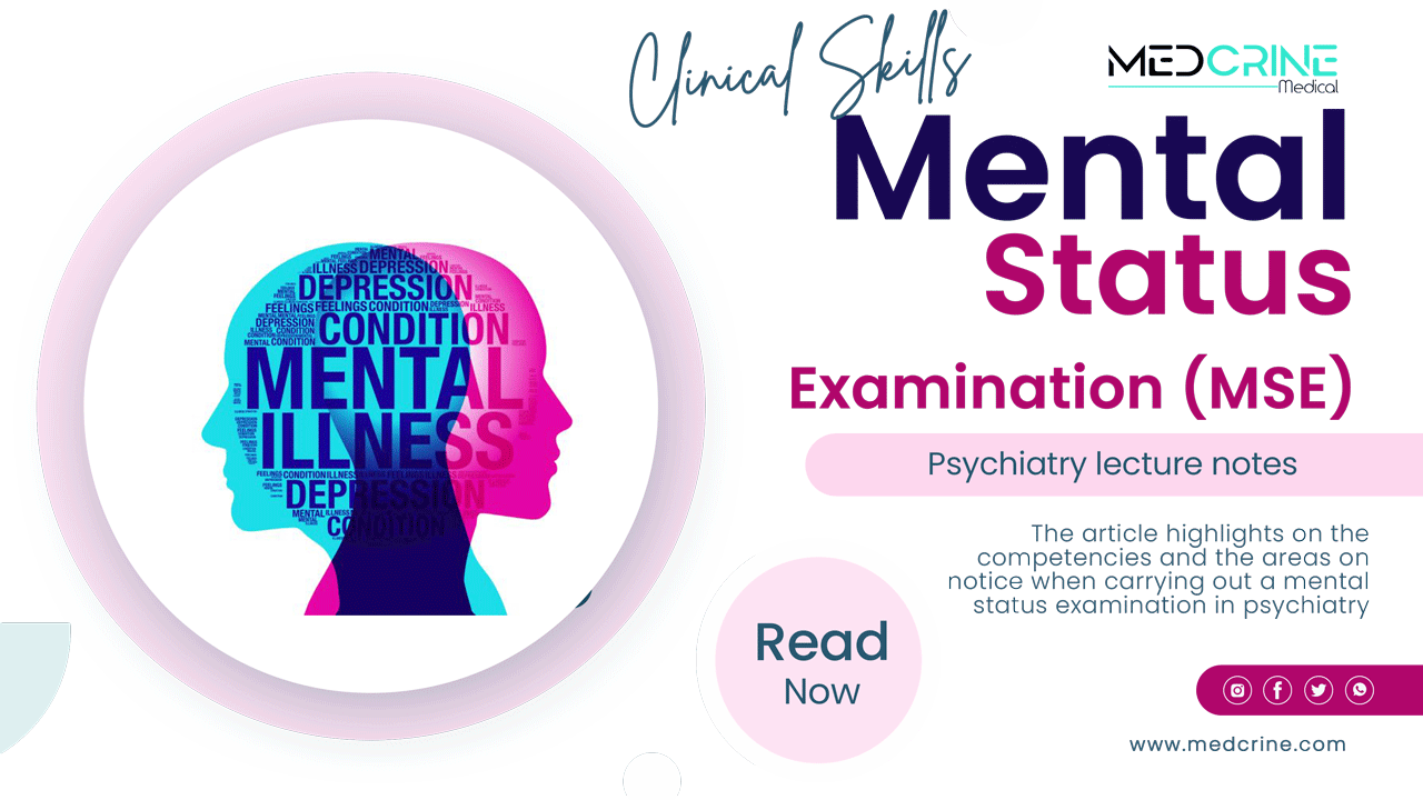 Mental Status Assessment/Examination (MSE)