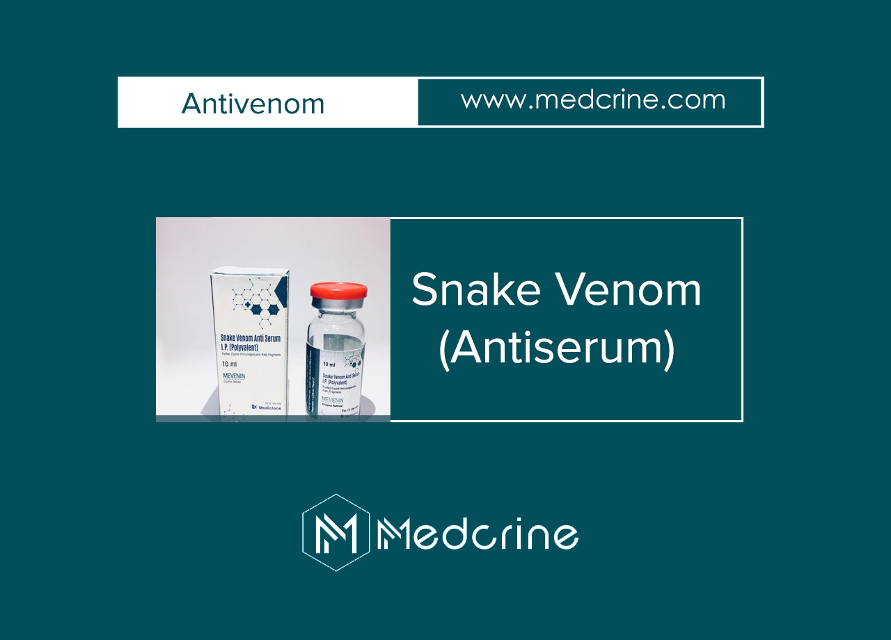 Snake Venom Antiserum (Lyophilised): Antivenom